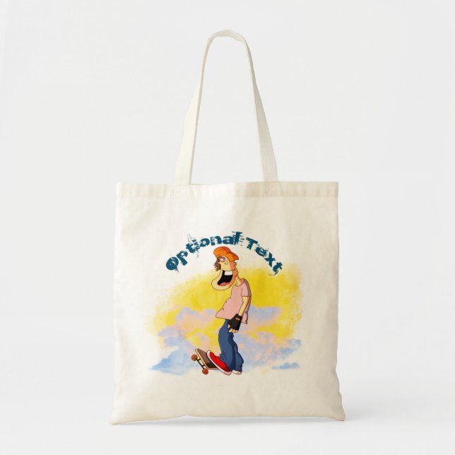 Skateboarding Guy   Tote Bag (Front)