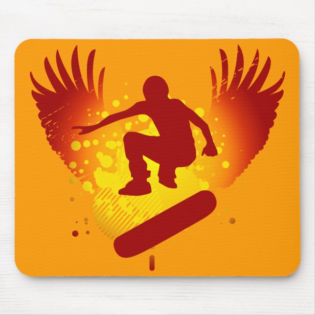 skateboarding : hi-fi mouse mat (Front)