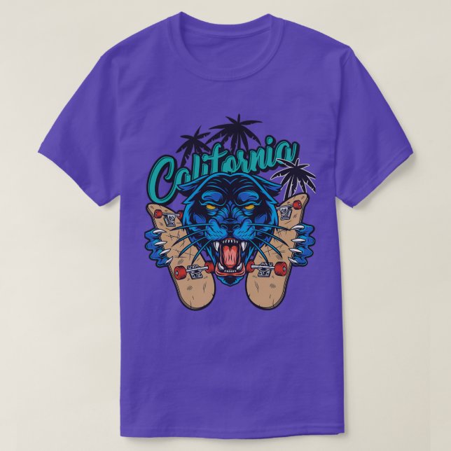 skateboarding in CA T-Shirt (Design Front)