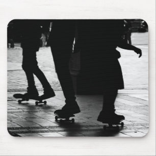 Skateboarding in Central Park, NYC Mouse Mat