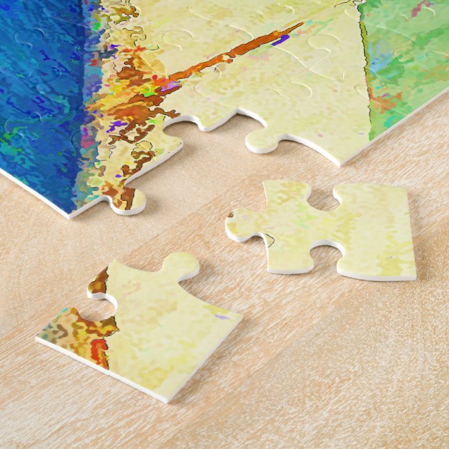 Skateboarding in the Bowl copy Jigsaw Puzzle (Side)