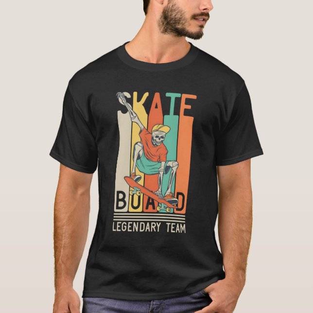 Skateboarding Is Not A Crime Skateboarder Skaters  T-Shirt (Front)