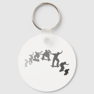 Skateboarding Key Ring