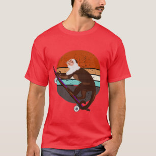 Skateboarding monkey funny gift 1 T-Shirt