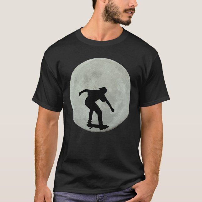 SKATEBOARDING MOON T-SHIRTS (Front)