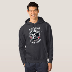 Skateboarding Not A Crime Hoodie