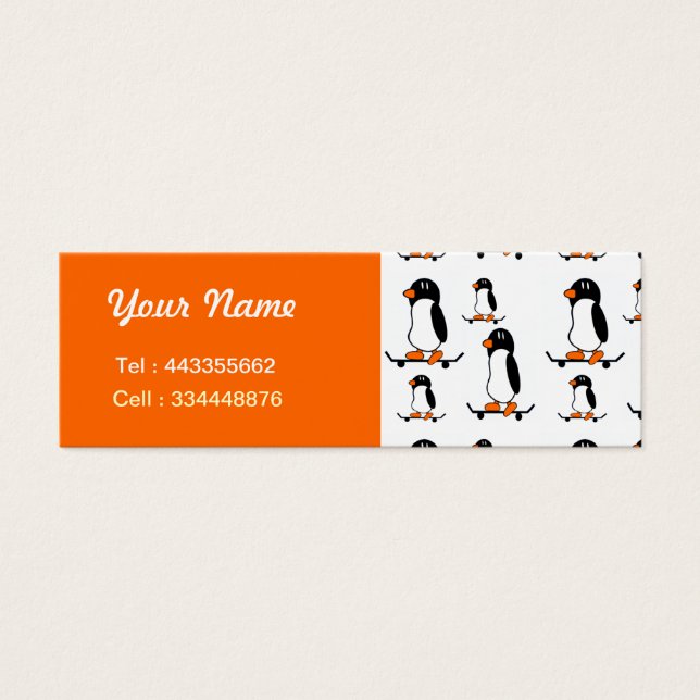 Skateboarding penguins (Front)
