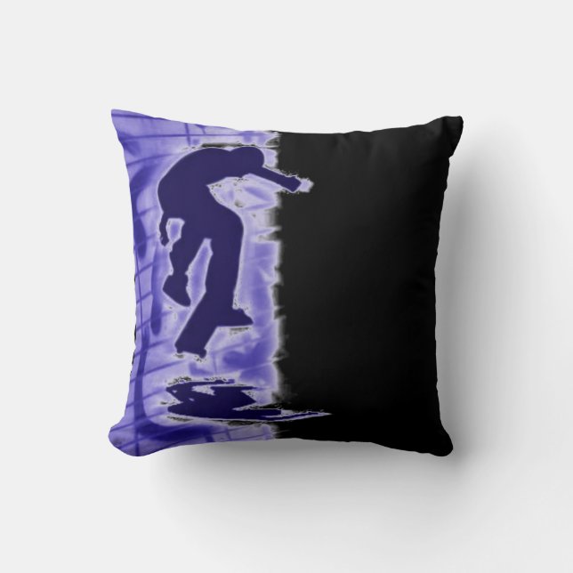 Skateboarding Pillow (Front)