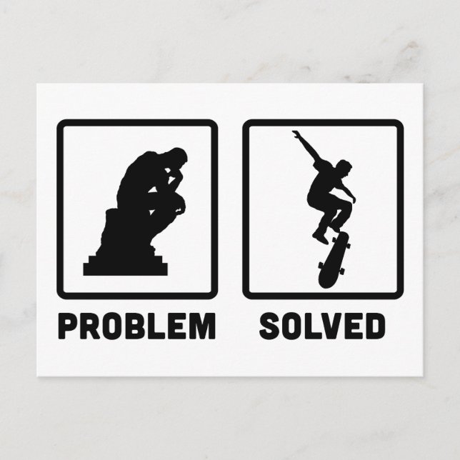 Skateboarding Postcard (Front)