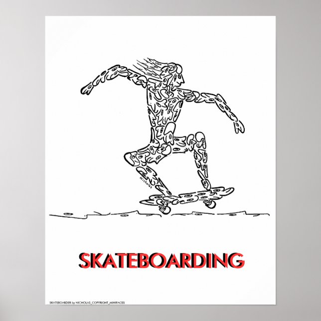SKATEBOARDING POSTER (Front)