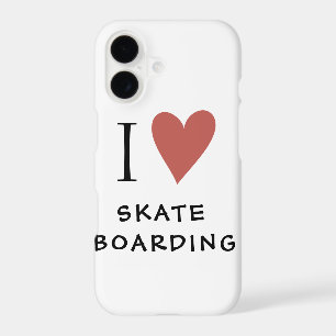 Skateboarding Red Heart Case-Mate iPhone Case