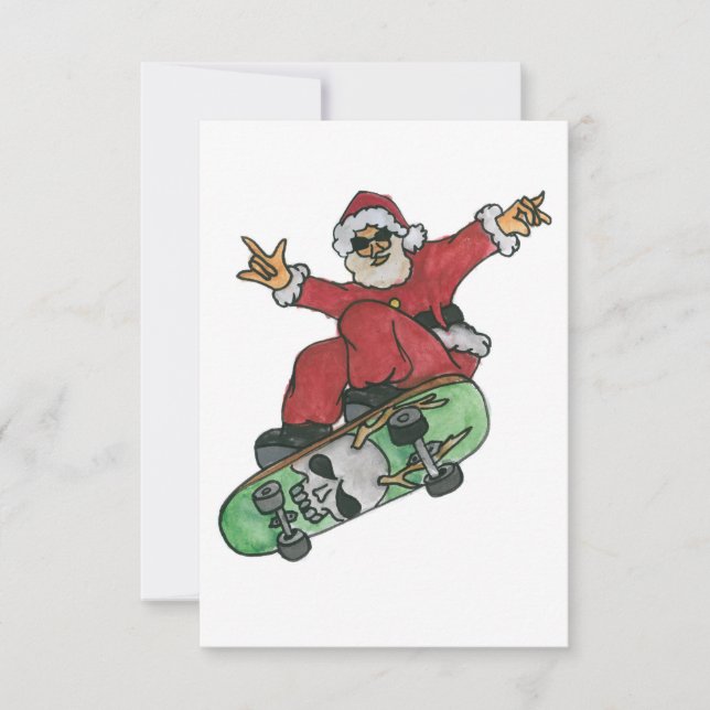 Skateboarding Santa (Front)
