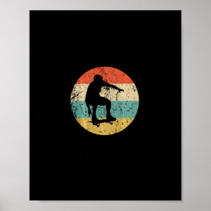 Skateboarding Shirt - Vintage Retro Skateboarder Poster