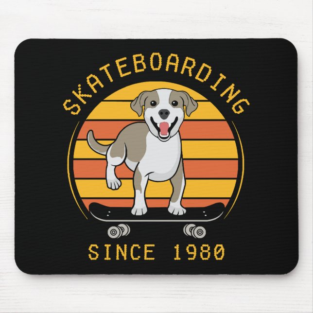 Skateboarding Since 1980 Mouse Mat (Front)