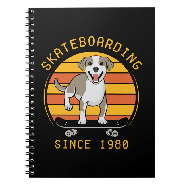 Skateboarding Since 1980 Notebook (Front)