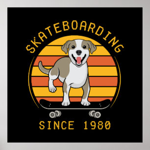 Skateboarding Since 1980 Poster