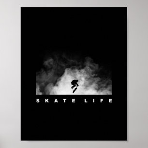 Skateboarding Skateboard Apparel - Skateboarder Sk Poster