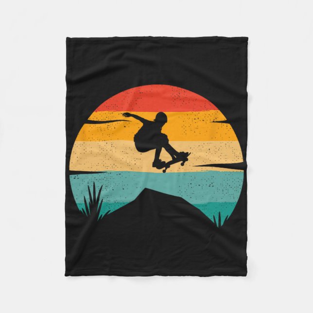 Skateboarding Skateboard Clothing - Skateboarder S Fleece Blanket (Front)