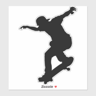 Skateboarding,skateboard Custom-Cut Vinyl Sticker