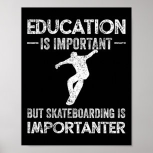 Skateboarding Skateboard Gift For Skateboarder Vin Poster