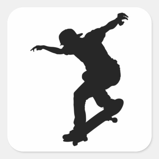 Skateboarding, skateboarders   Sticker (Front)