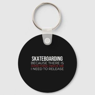 Skateboarding Skating Skateboard Skater Key Ring