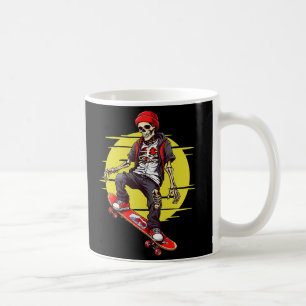Skateboarding Skeleton Coffee Mug