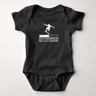 Skateboarding Skills Loading Baby Bodysuit