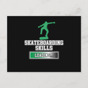 Skateboarding Skills Skateboarder Skateboard Invitation Postcard