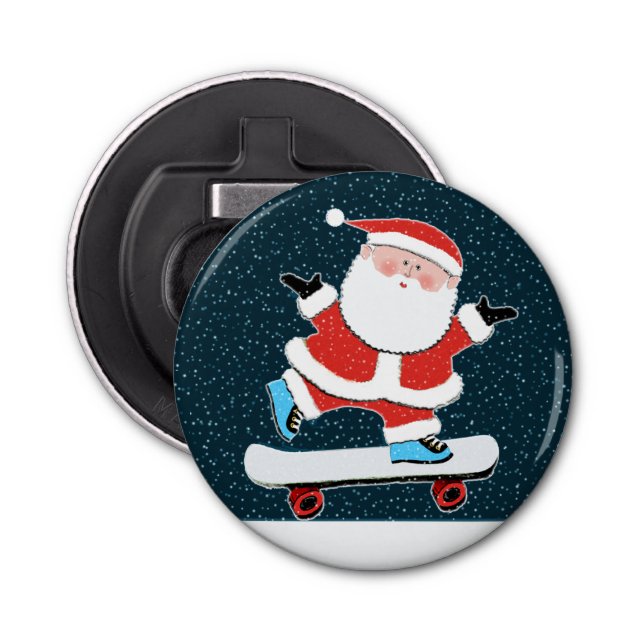 Skateboarding Stocking Stuffer Bottle Opener (Front)