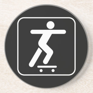 Skateboarding Symbol Coaster