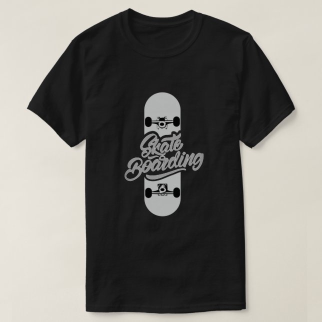 Skateboarding T-Shirt (Design Front)
