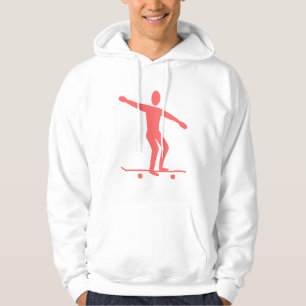 Skateboarding - Tropical Pink Hoodie