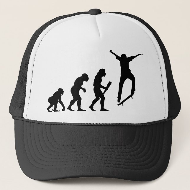 Skateboarding Trucker Hat (Front)
