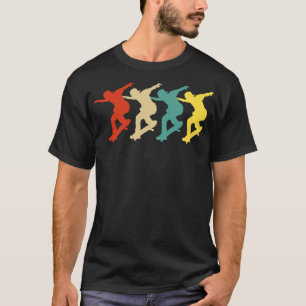 Skateboarding Vintage Retro Skateboarder T-Shirt