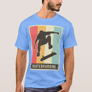 Skateboarding Vintage Retro Sports T-Shirt