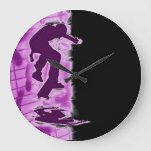 Skateboarding Wall Clock