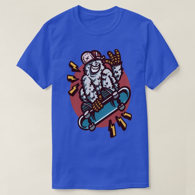 skateboarding zeti T-Shirt (Design Front)