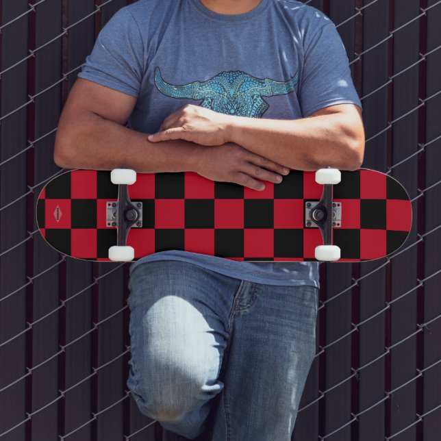 Skateboards Black and Red Checker HAMbWG  (Outdoor 3)