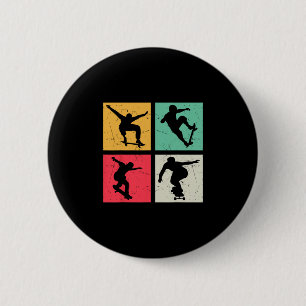 Skatepark Skater Designs Boys Skateboarding Skateb 6 Cm Round Badge