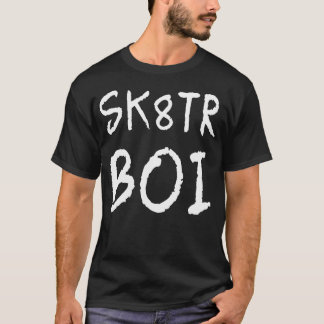 Skater Boi Sk8Tr Boy Gifts For Skateboard Riders T-Shirt