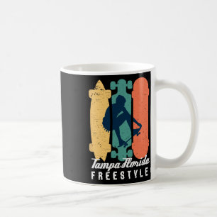Skater Boy Tampa Florida Vintage Retro Street Skat Coffee Mug