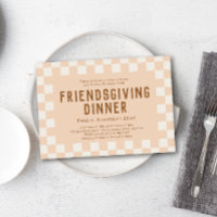 Skater Chequerboard Friendsgiving Dinner