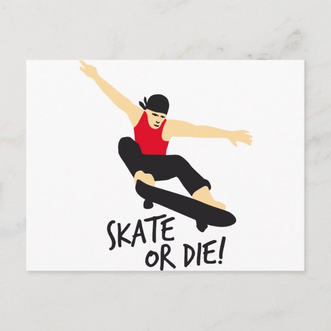 Skater E 3c Postcard (Front)