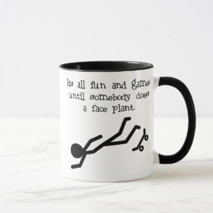 Skater Faceplant Mug