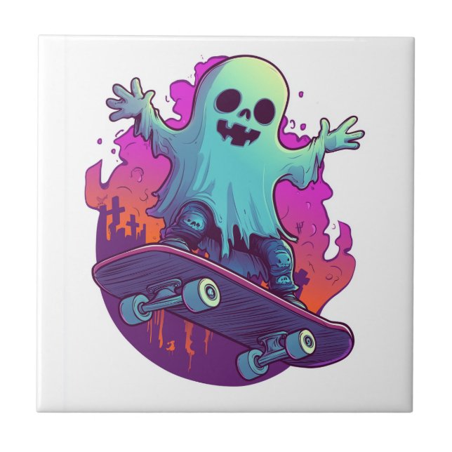 Skater Ghoul Tile (Front)