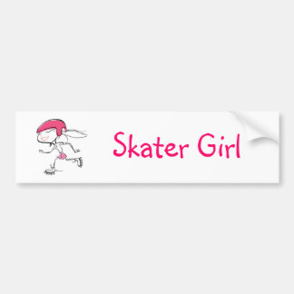 Skater Girl bumper sticker