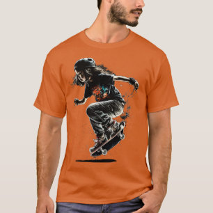 skater girl clothes aesthetic egirl skating T-Shirt
