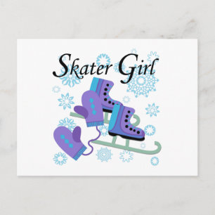 Skater Girl Postcard