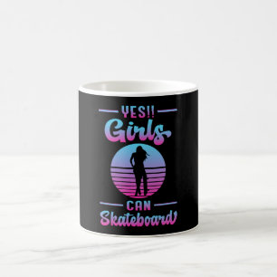 Skater Girl Sk8 Girls Skateboard Skating Gift Idea Coffee Mug